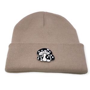 NWT Wool + Pepper Co. Mushrooms Unisex Beanie Hat